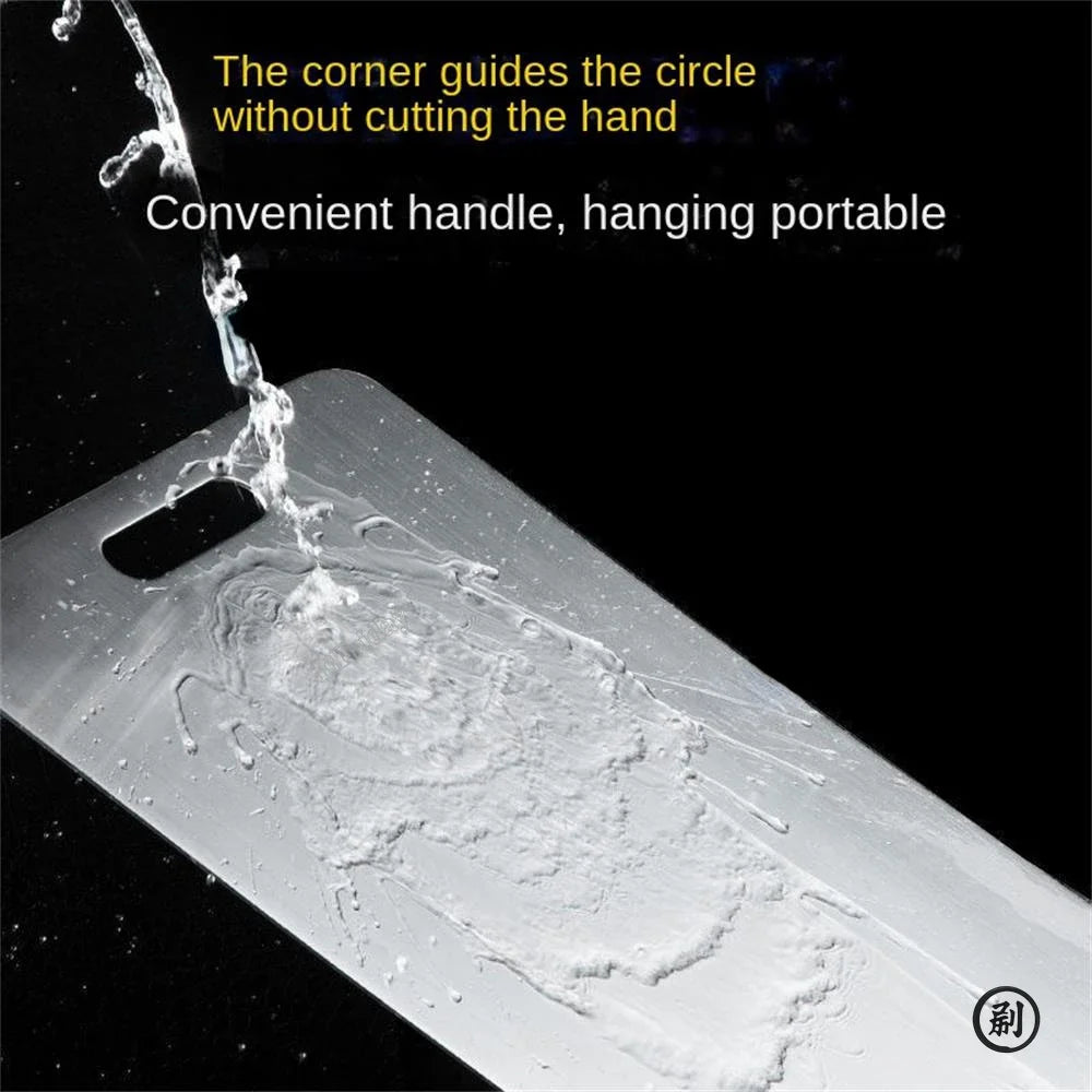Stainless steel cutting board double sided