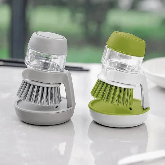 Kitchen Scourer with Soap Dispenser | Multipurpose Brush