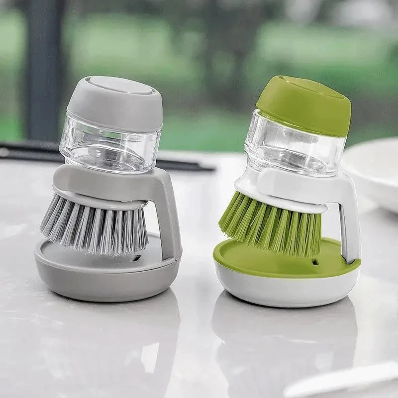 Kitchen Scourer with Soap Dispenser | Multipurpose Brush