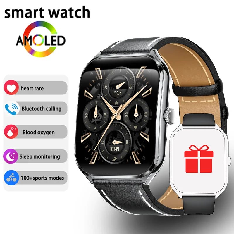Ultra Thin Smartwatch with 1.96" AMOLED Display