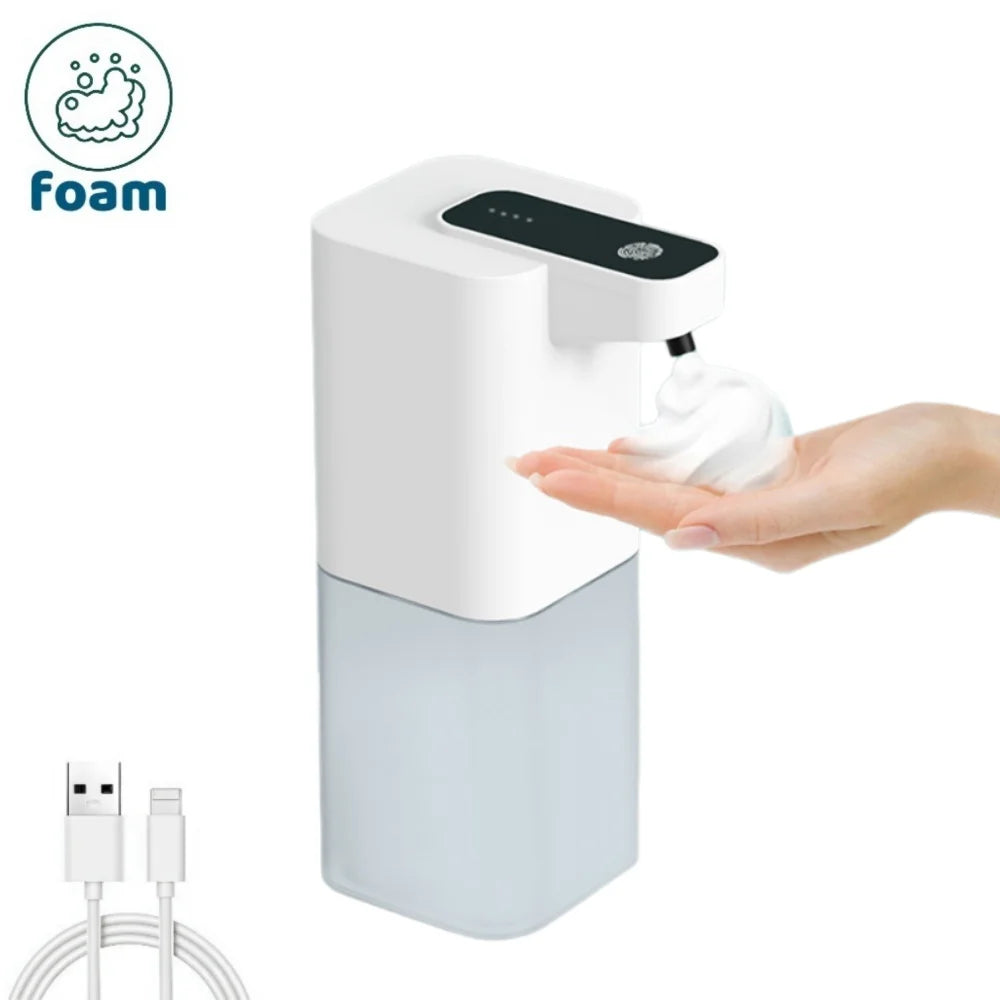 Automatic Soap Dispenser (Liquid/Foam) | Touchless Electric with Infrared Sensor | USB Rechargeable for Bathroom & Kitchen