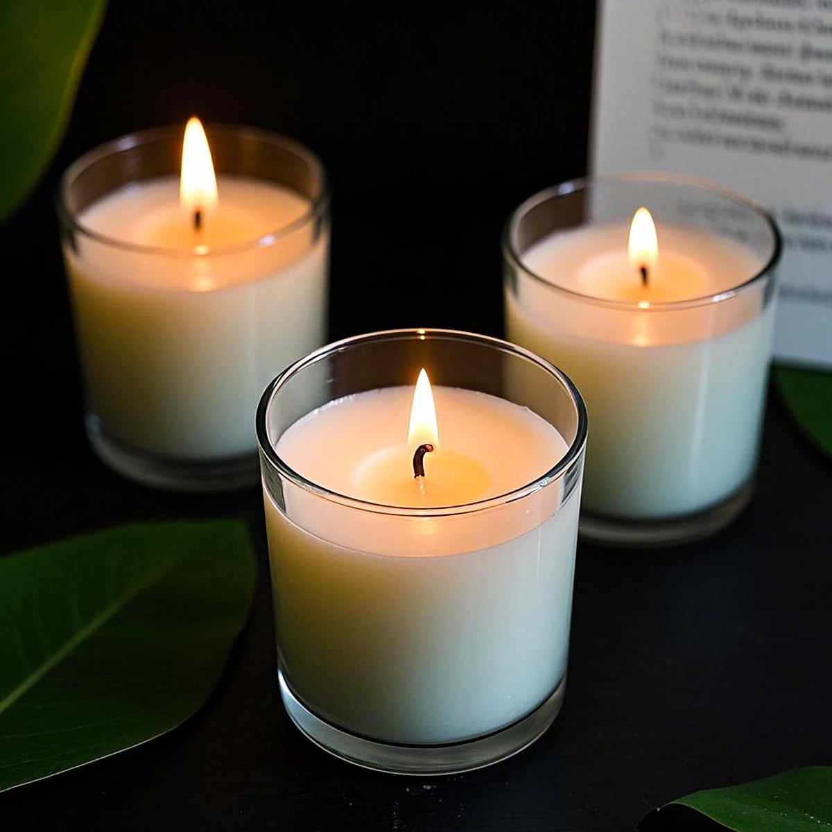 Waxed Cotton Candle Wicks (100 Pieces) | 6/10/15/20cm | Smokeless Wicks for Soy Wax, DIY Candle Making Supplies