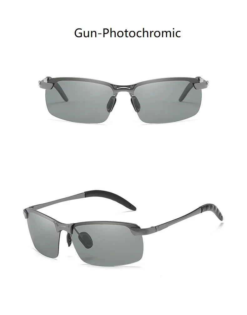 Men's Photochromic Sunglasses - Polarized with UV400 Protection