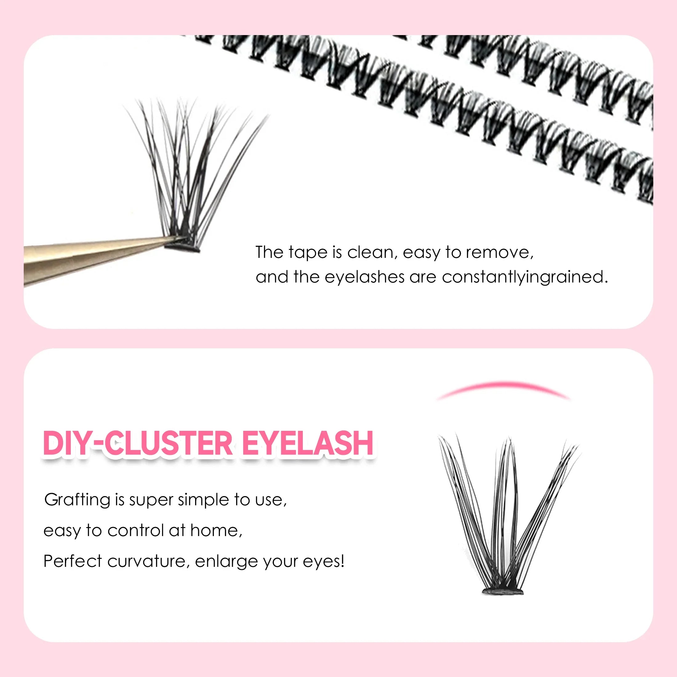 DIY lash clusters kit 200 PCS
