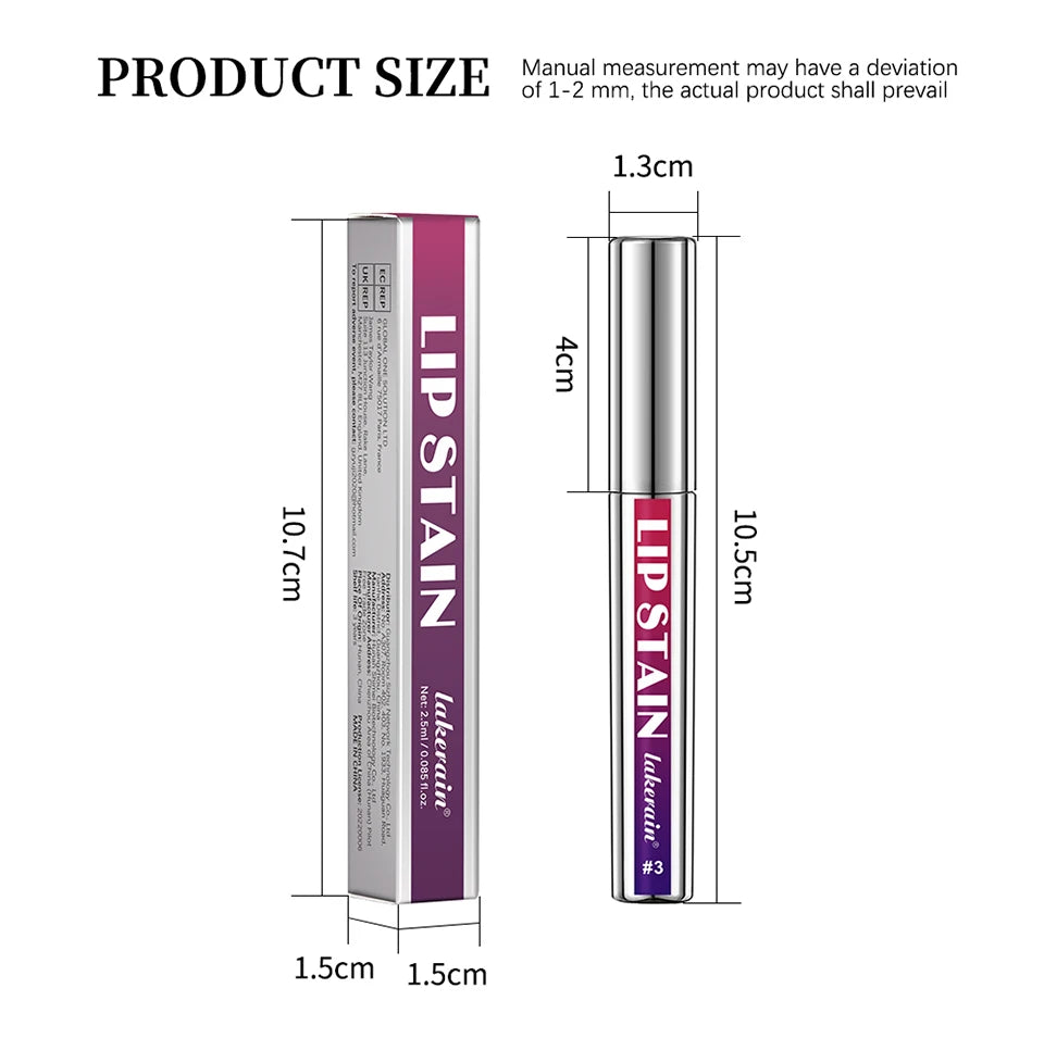 Peel Off Lip Tint - Matte Effect, Long Lasting and Waterproof