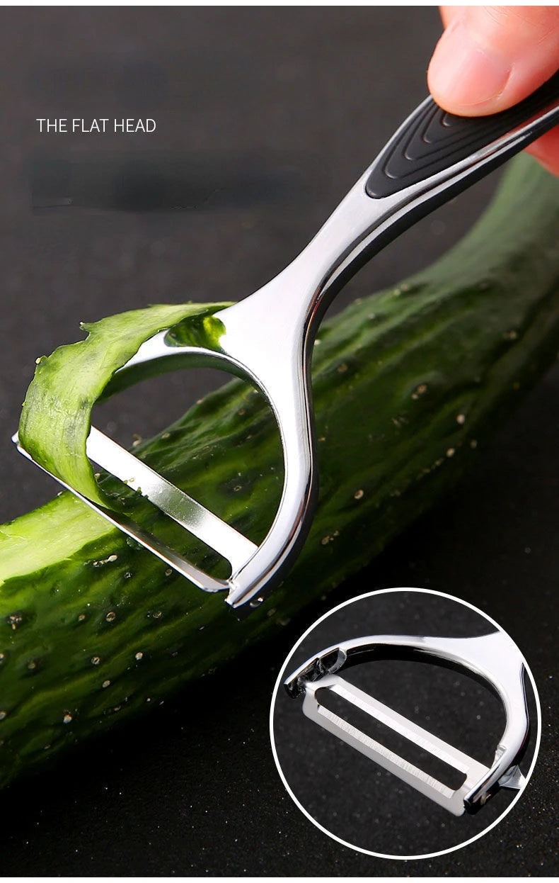 Stainless steel vegetable peeler kitchen tool