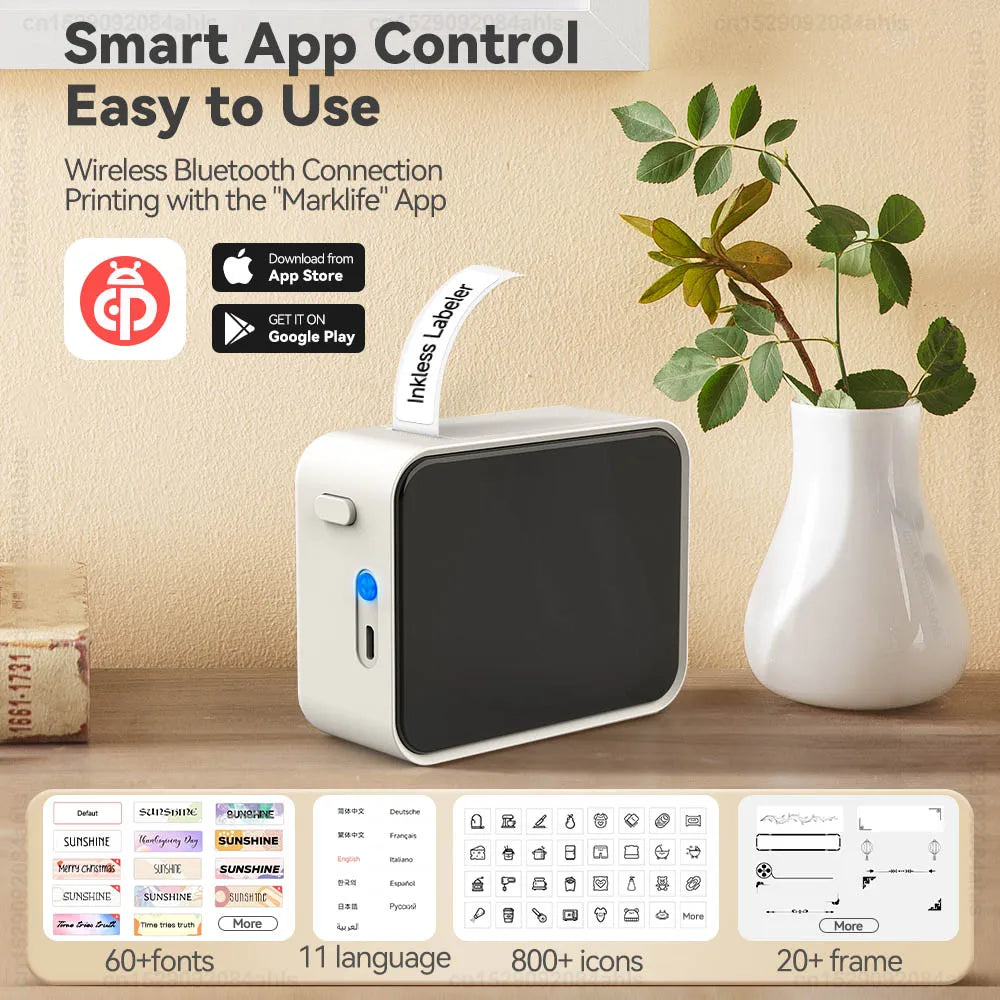 Bluetooth label printer