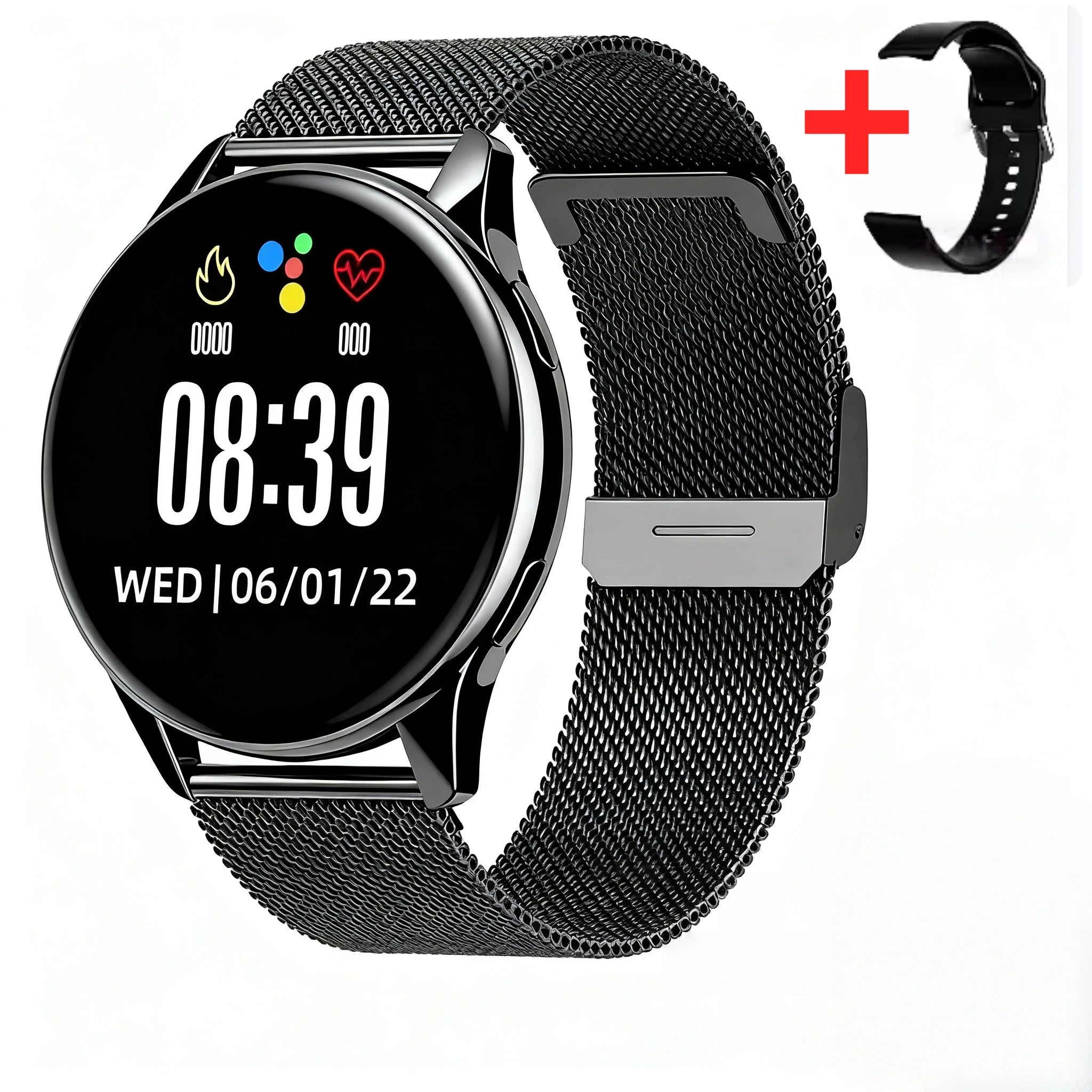 Smartwatch with Wireless Calls - Multiple Sports Modes, Music Control and Customizable Watch Faces