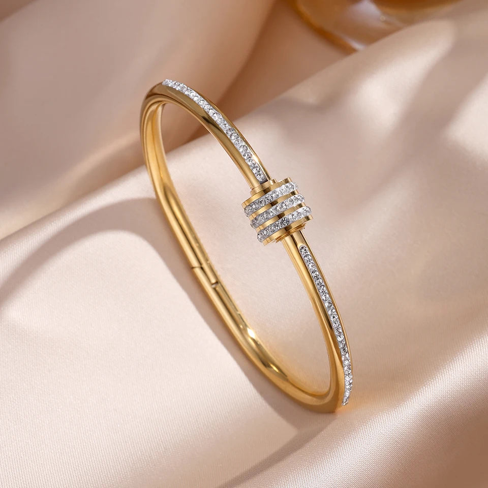 5-in-1 stainless steel jewelry set