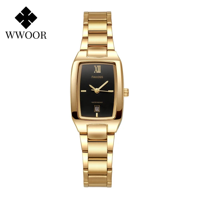 Women's White Stainless Steel Quartz Watch
