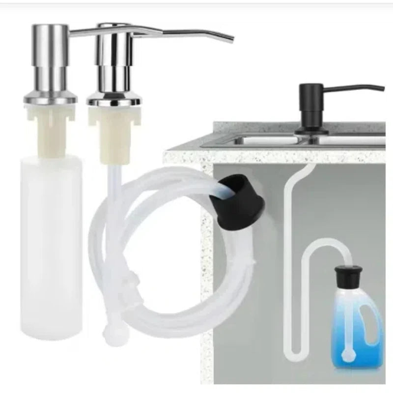 Kitchen sink soap dispenser stainless steel