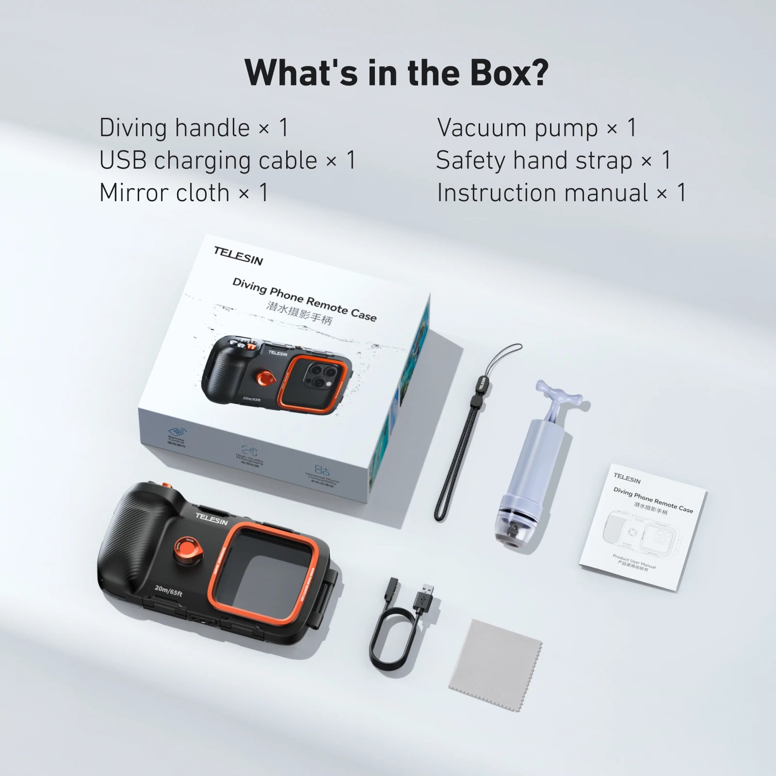 Waterproof Diving Case with Remote Control