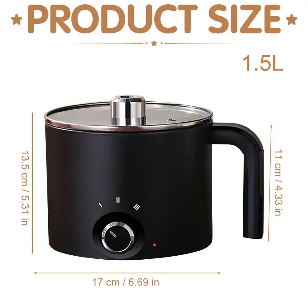 Electric Candle Maker Pot (1.5 L) | Wax Melting Pot, Stainless Steel, Non-Stick | for Soap, Candy, Chocolate, and DIY Supplies