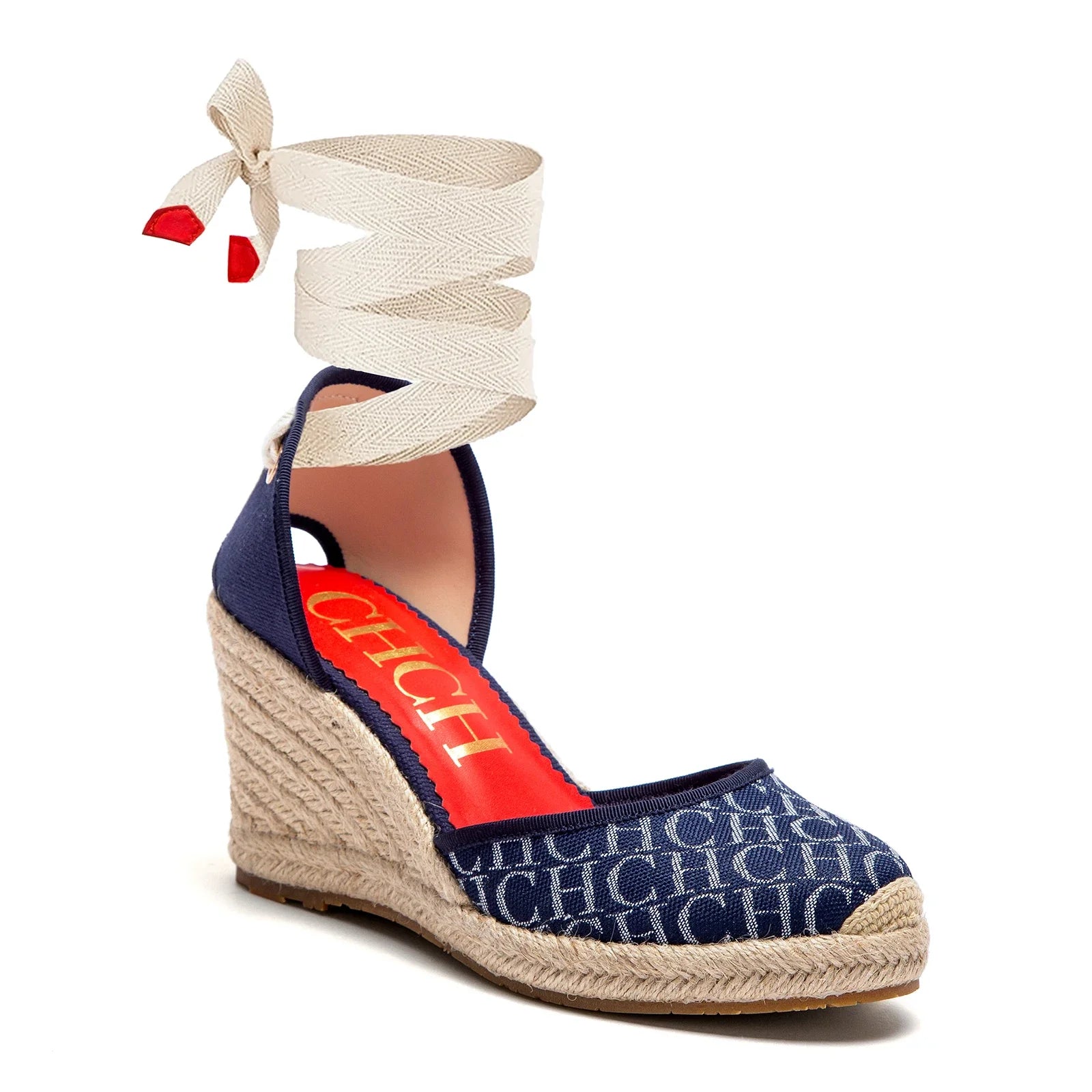 Women's wedge espadrilles | 8cm summer heels with closed toe