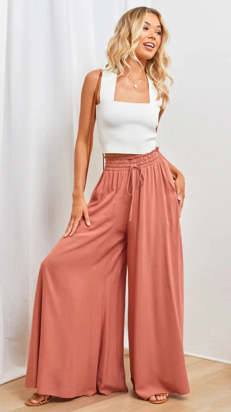 Women's Wide Leg Summer Pants