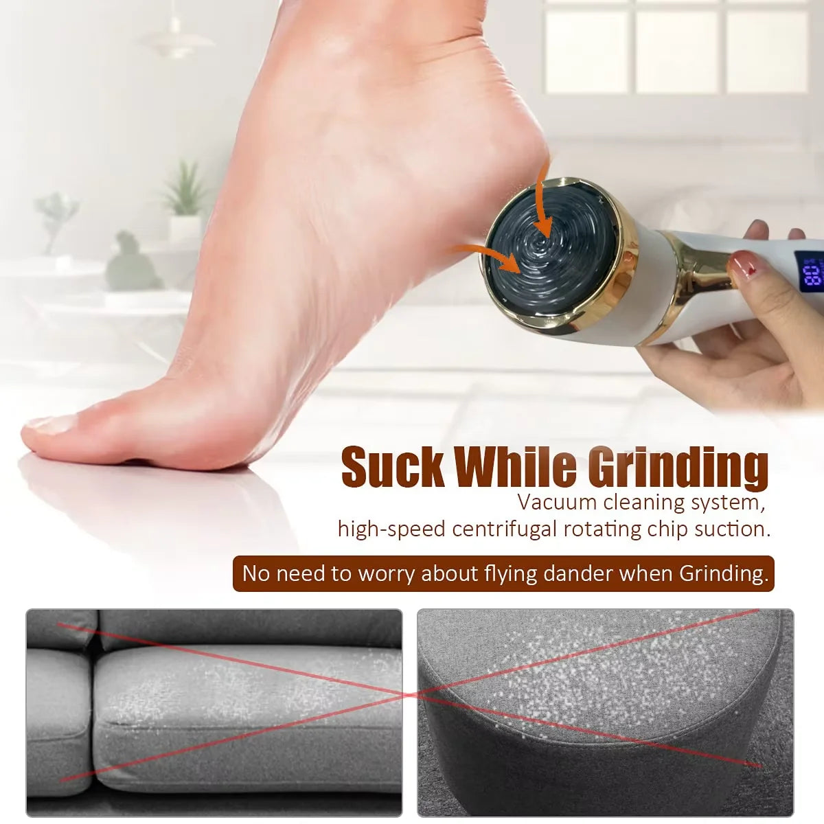 Professional Electric Callus Remover | Powerful Foot File for Hard Skin and Calluses