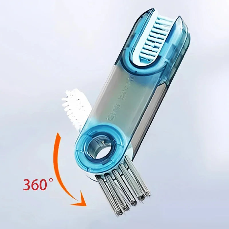Multifunctional U-Shaped Brush for Cups, Thermal Bottles and Thermos Lids, Deep Cleaning Tool for Kitchen