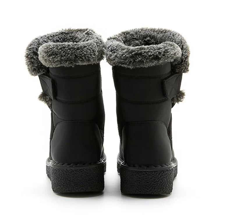 Women's Winter Ankle Boots | Low Heel and Waterproof | Warm Plush Lining, 2026 Trend