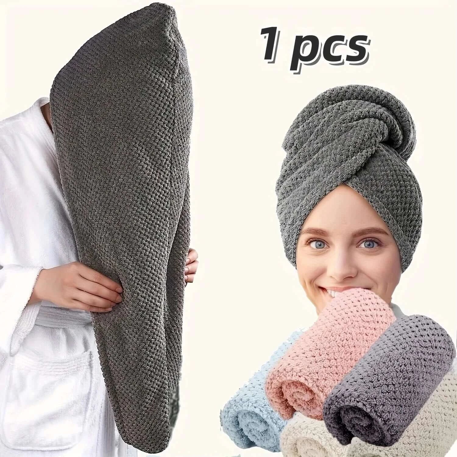 Hair turban towel for women