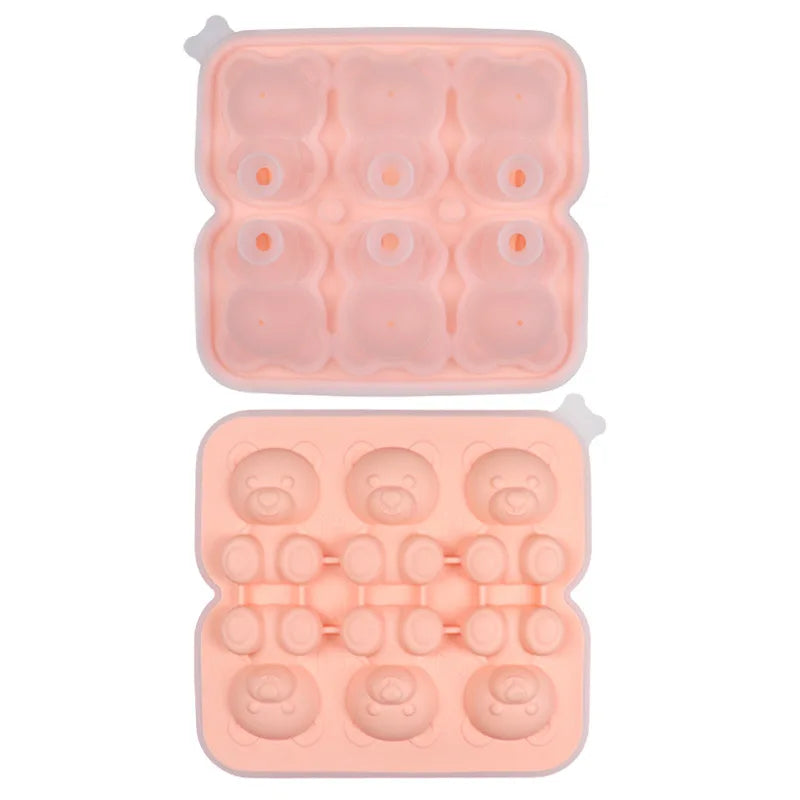 3D Teddy Bear Ice Mold