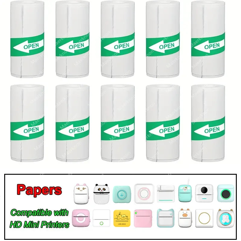 Thermal paper labels 57mm printer rolls