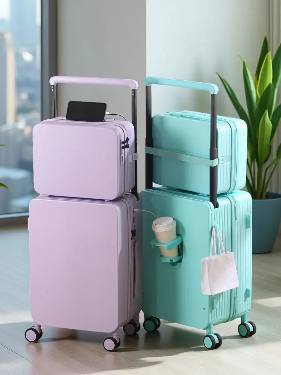 PC ABS hardside luggage set with TSA lock