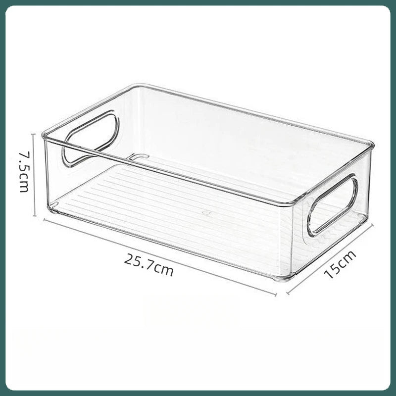 Clear Storage Organizers | Stackable Pantry Bins