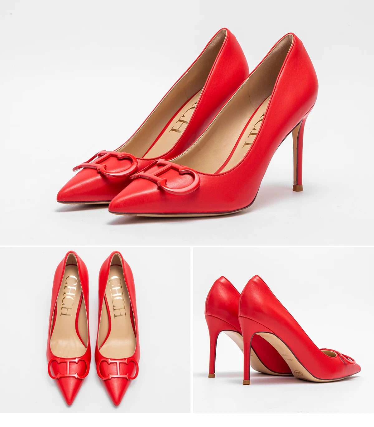 Women's Pointed Toe High Heels | Elegant Buckle Party Shoes