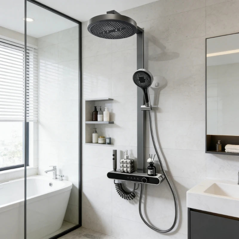 Smart 4-in-1 Shower System with Temperature
