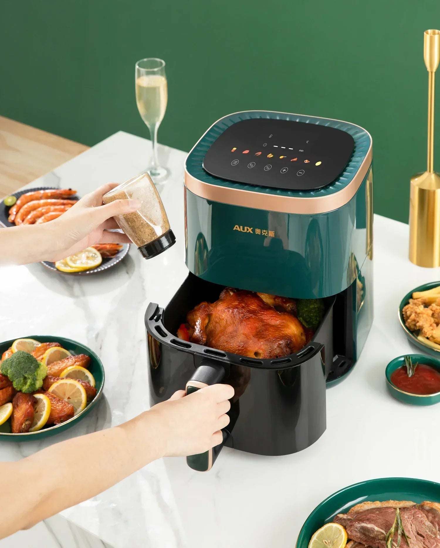 Multifunctional Air Fryer Oven Combo, Fully Automatic