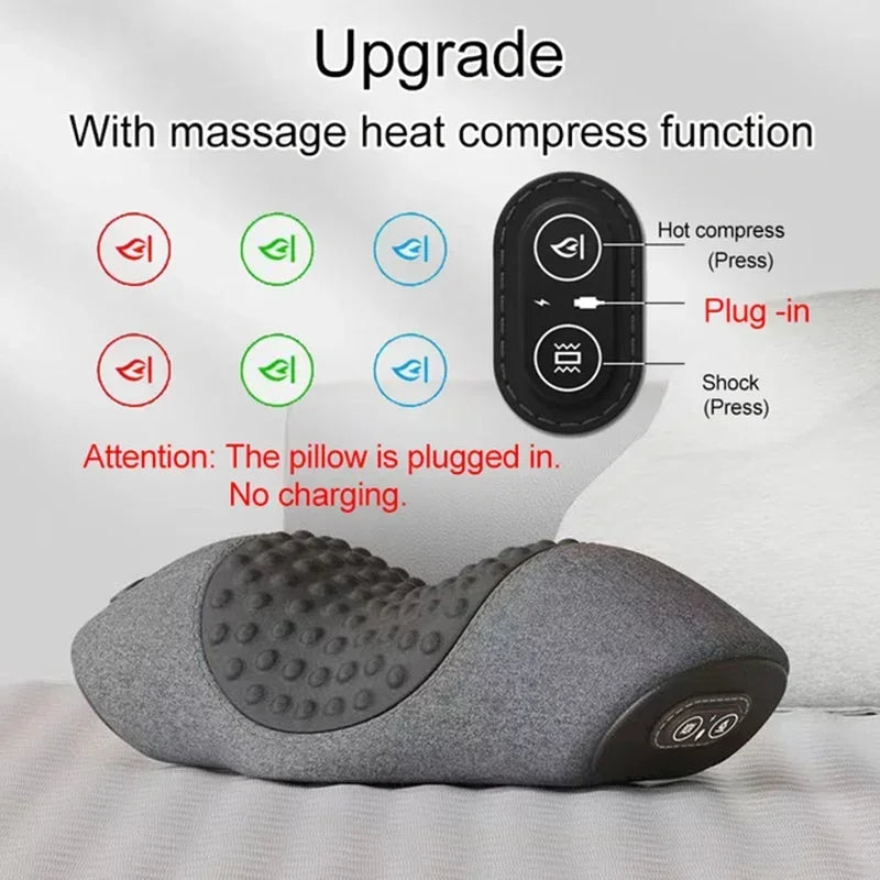 Electric Cervical Pillow with Heat and Massage