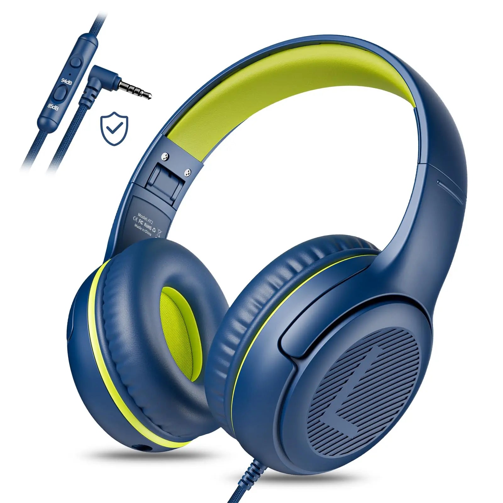 Gaming headset with 3.5mm jack, microphone and surround sound for PC.