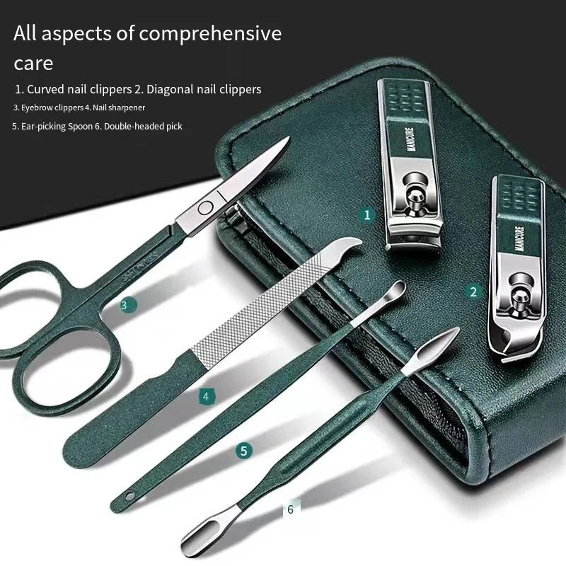 Professional manicure set 6 piece kit