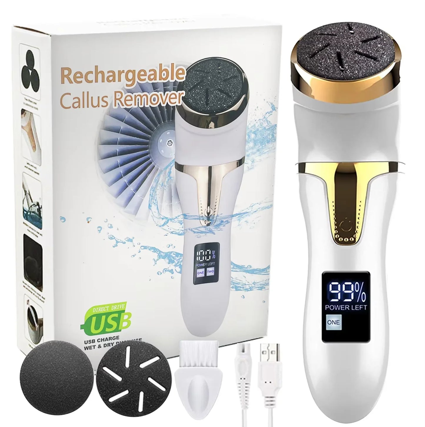 Professional Electric Callus Remover | Powerful Foot File for Hard Skin and Calluses