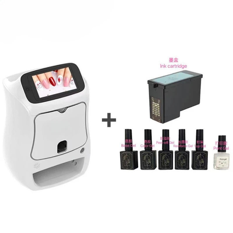Professional 3D Nail Printer | Automatic Digital Nail Art Machine for Salon and Home Use (DIY)