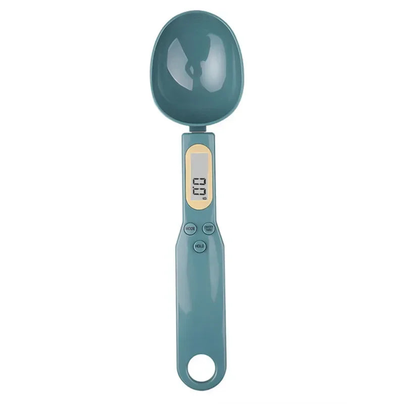 Digital kitchen measuring spoon, mini precision scale from 0.1g to 500g with LCD display, electronic measuring spoon.
