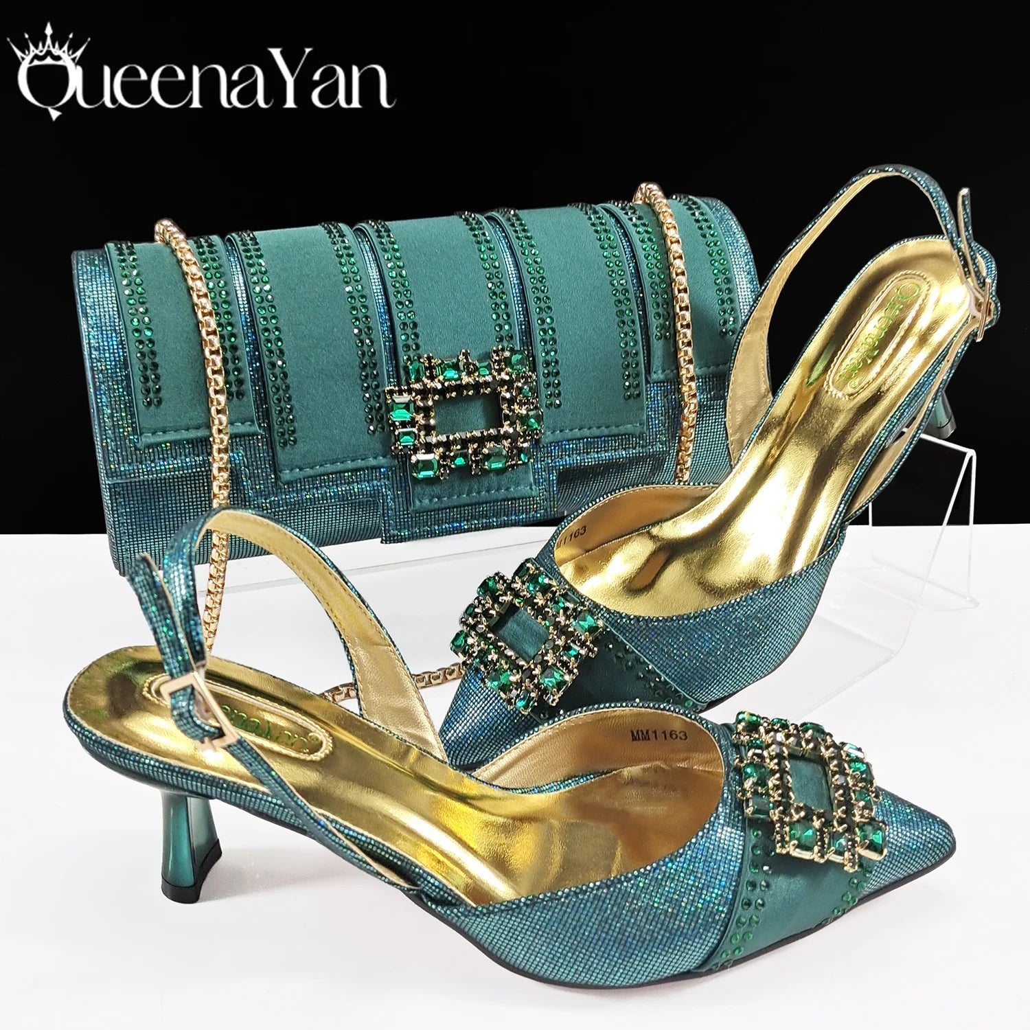 Women Evening Shoe and Handbag Set | Italian Design