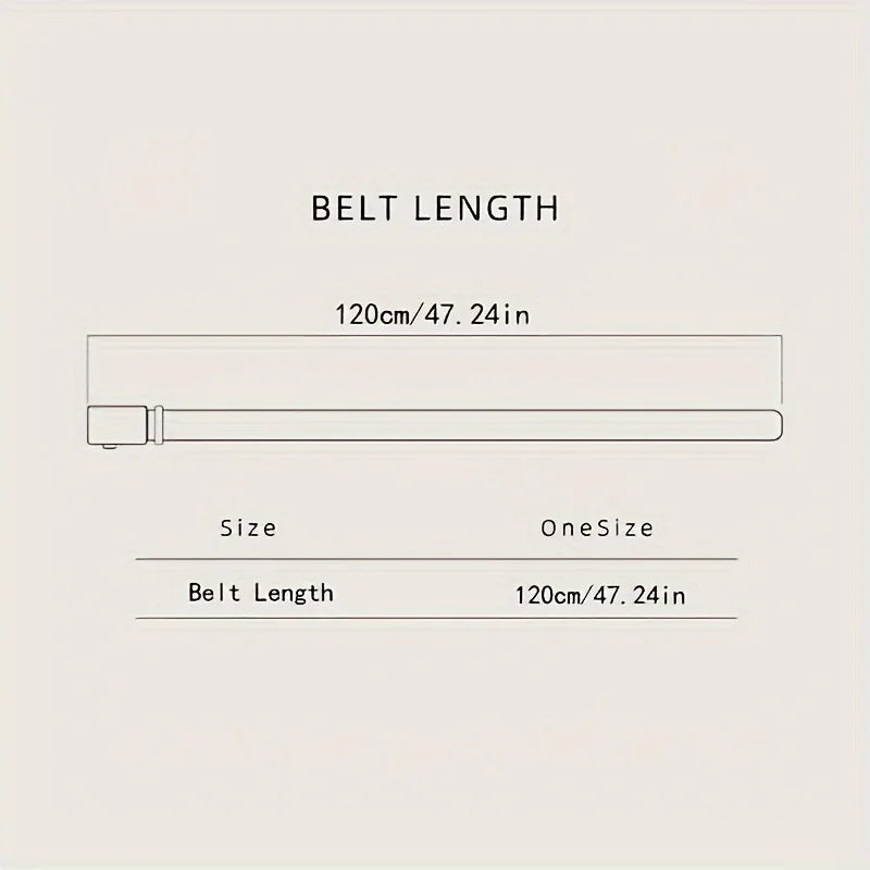 Men's automatic buckle belt
