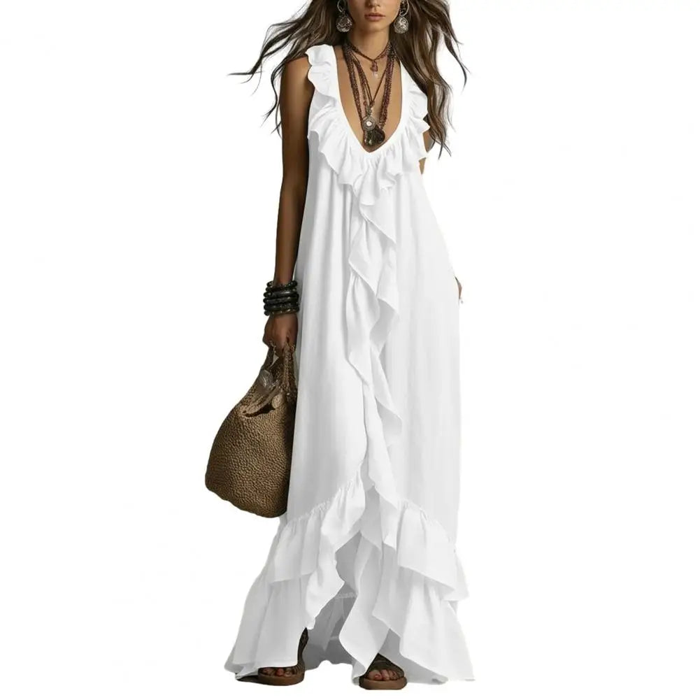 Women's bohemian maxi dress