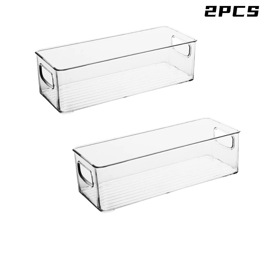 Clear Storage Organizers | Stackable Pantry Bins