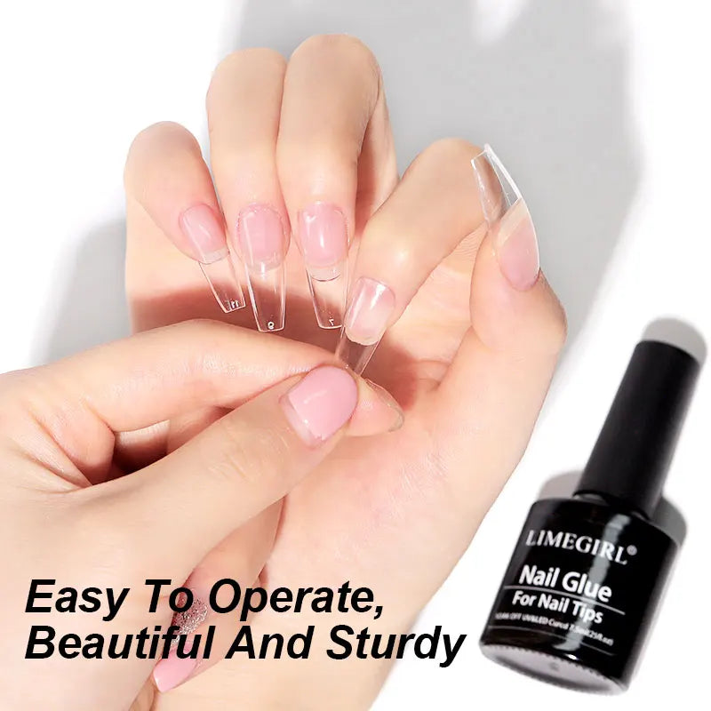7.5ml UV adhesive gel for false nails, strong adhesion for false nails.