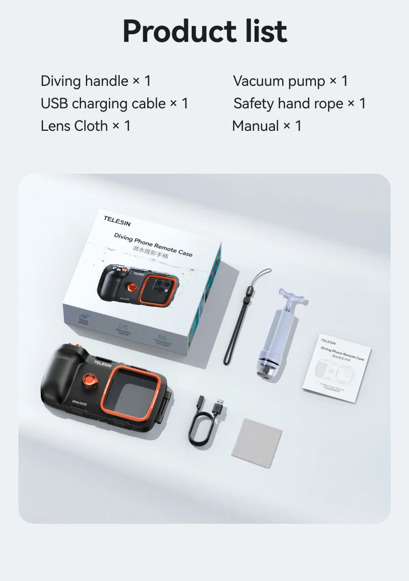 Waterproof Diving Case with Remote Control