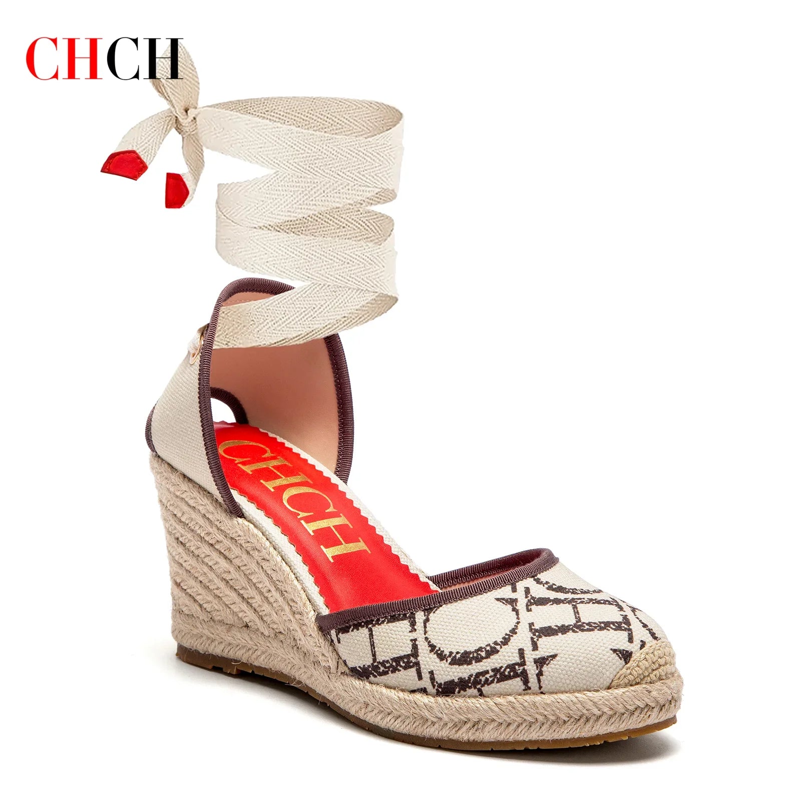 Women's wedge espadrilles | 8cm summer heels with closed toe