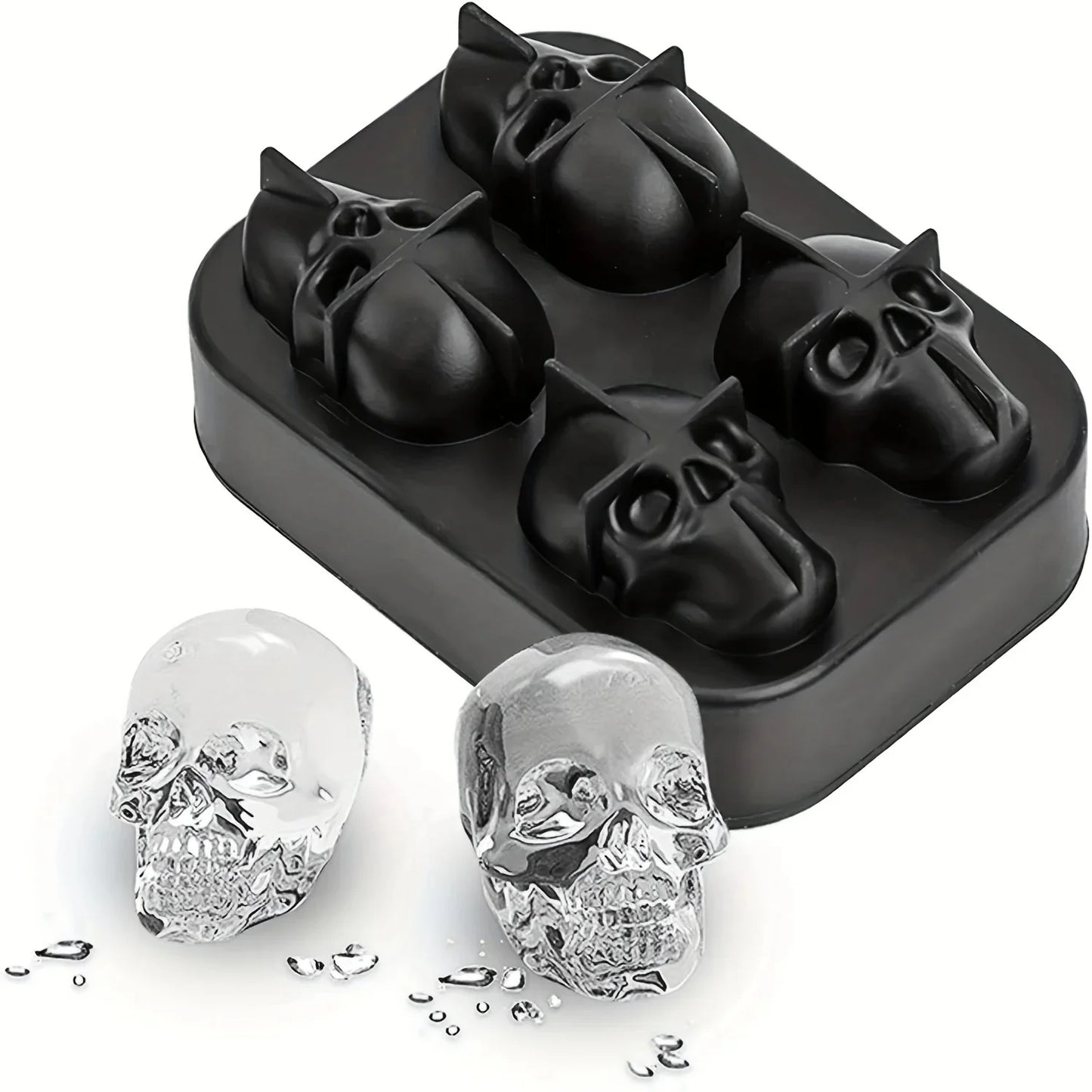 Silicone ice mold flexible ice tray