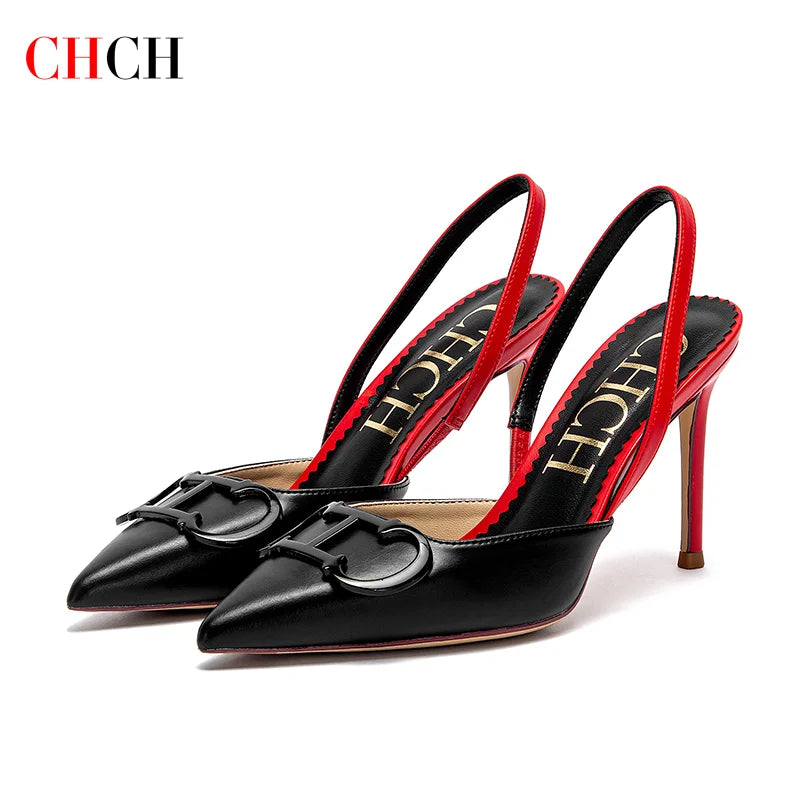 Women's pointed heels | Elegant strappy shoes