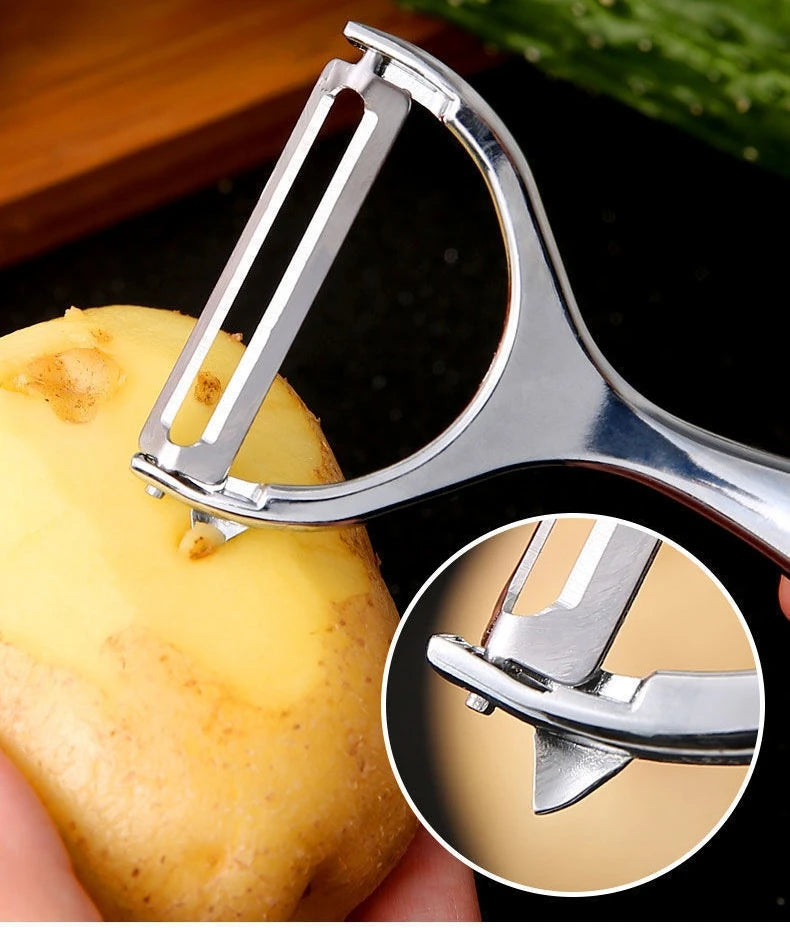 Stainless steel vegetable peeler kitchen tool