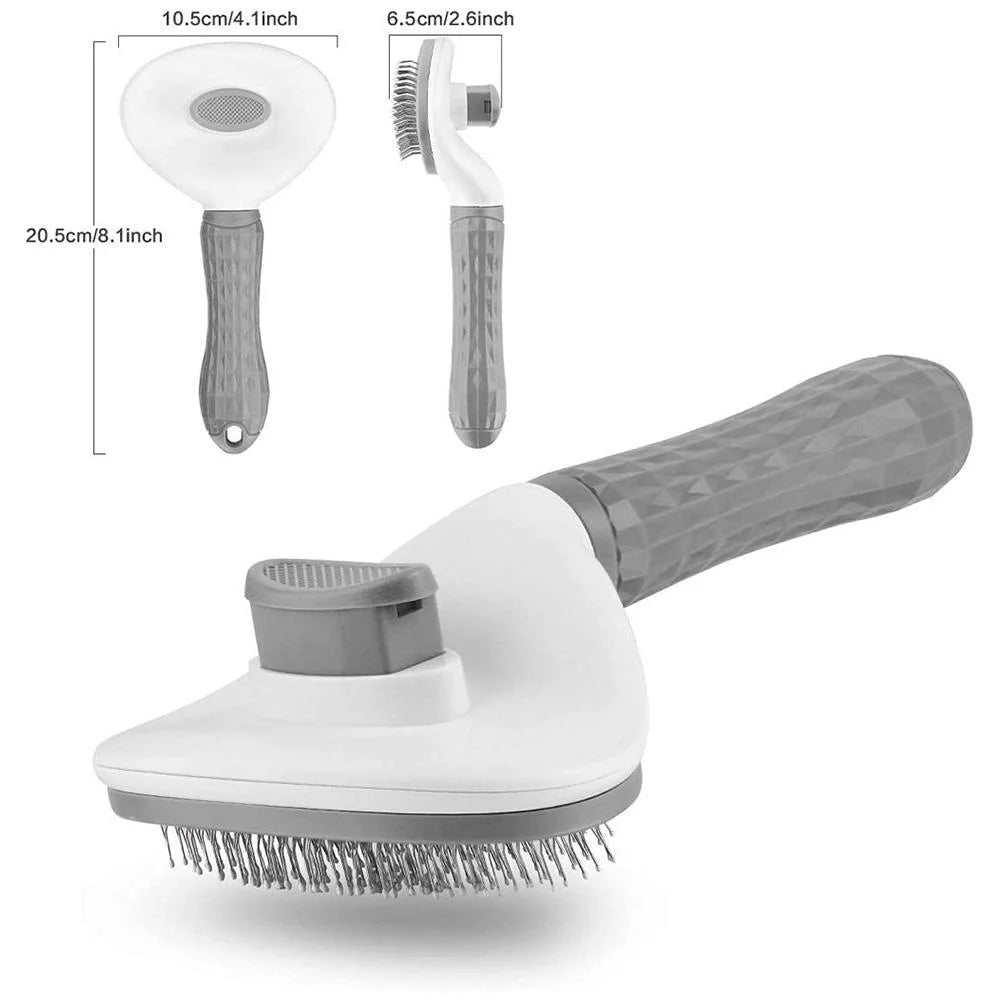 Stonego Self Cleaning Deshedding Slicker Brush for Dogs and Cats