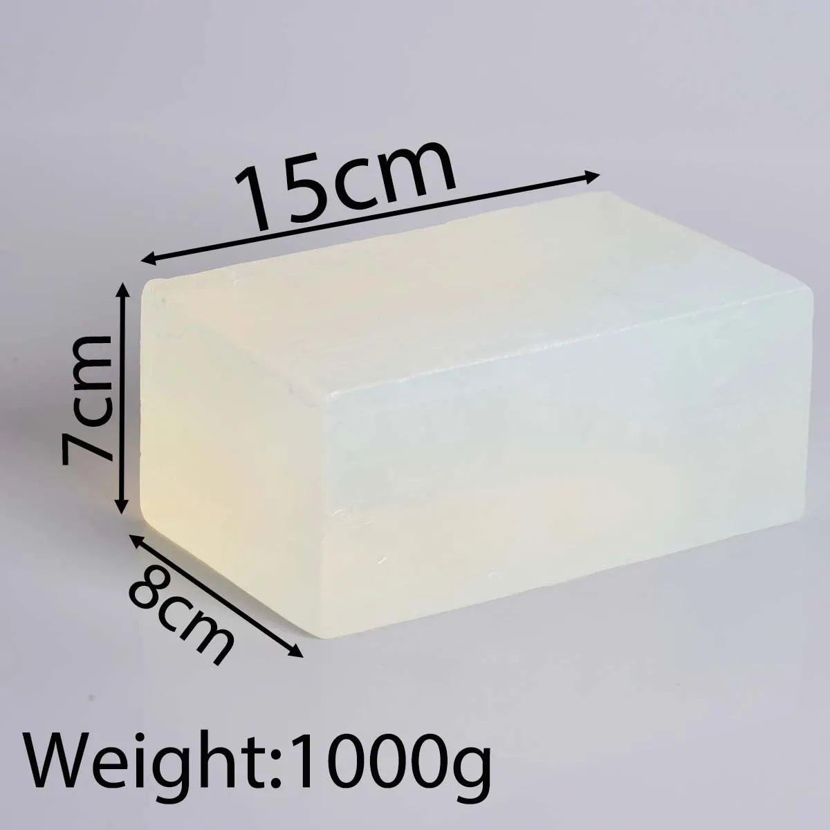 Glycerin Soap Base (1kg) | Melt and Pour, Clear, for Soap Making | DIY, Aromatherapy, Bath, Raw Wholesale Material