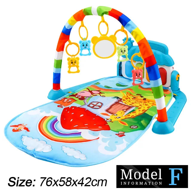 Baby piano play gym activity mat