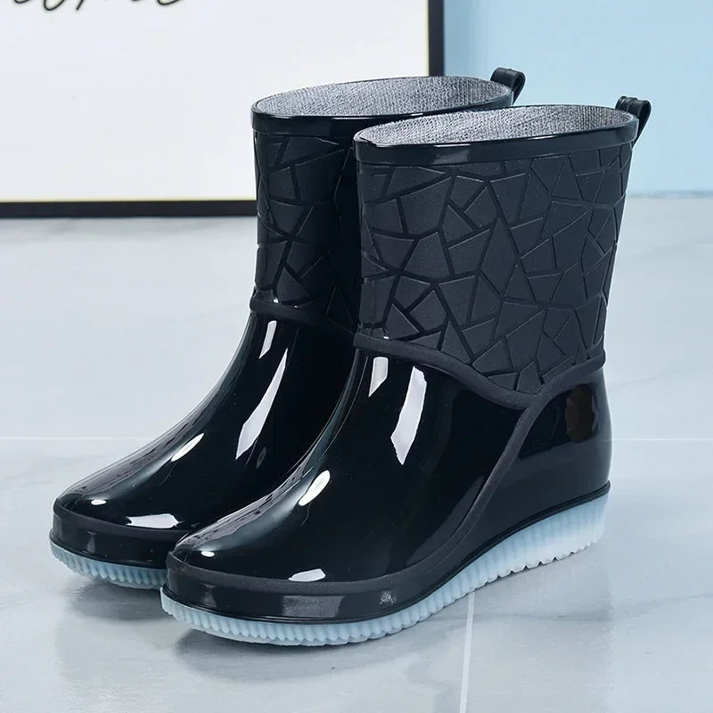 Women's Boots for All Seasons | Waterproof and Non-Slip Outdoor Boots | Durable Rain Footwear